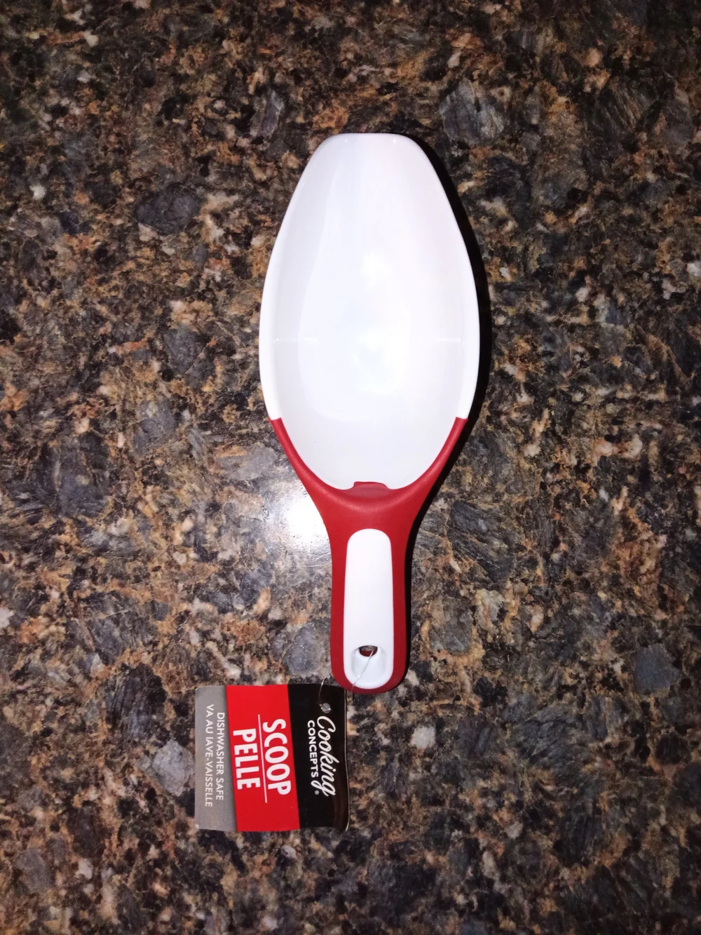 NEW 3 Pk KITCHEN RED & WHITE COOKING CONCEPTS IRed and White Scoop Set - 3 Piece